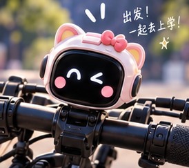PDF中的骑行中概念图：智能终端固定在车把上